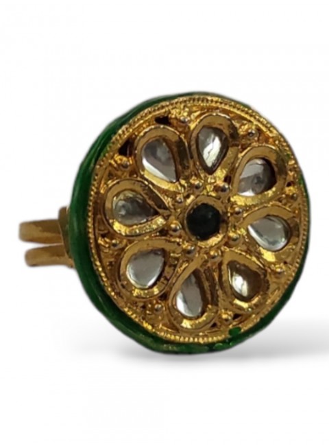 Kundan Finger Ring